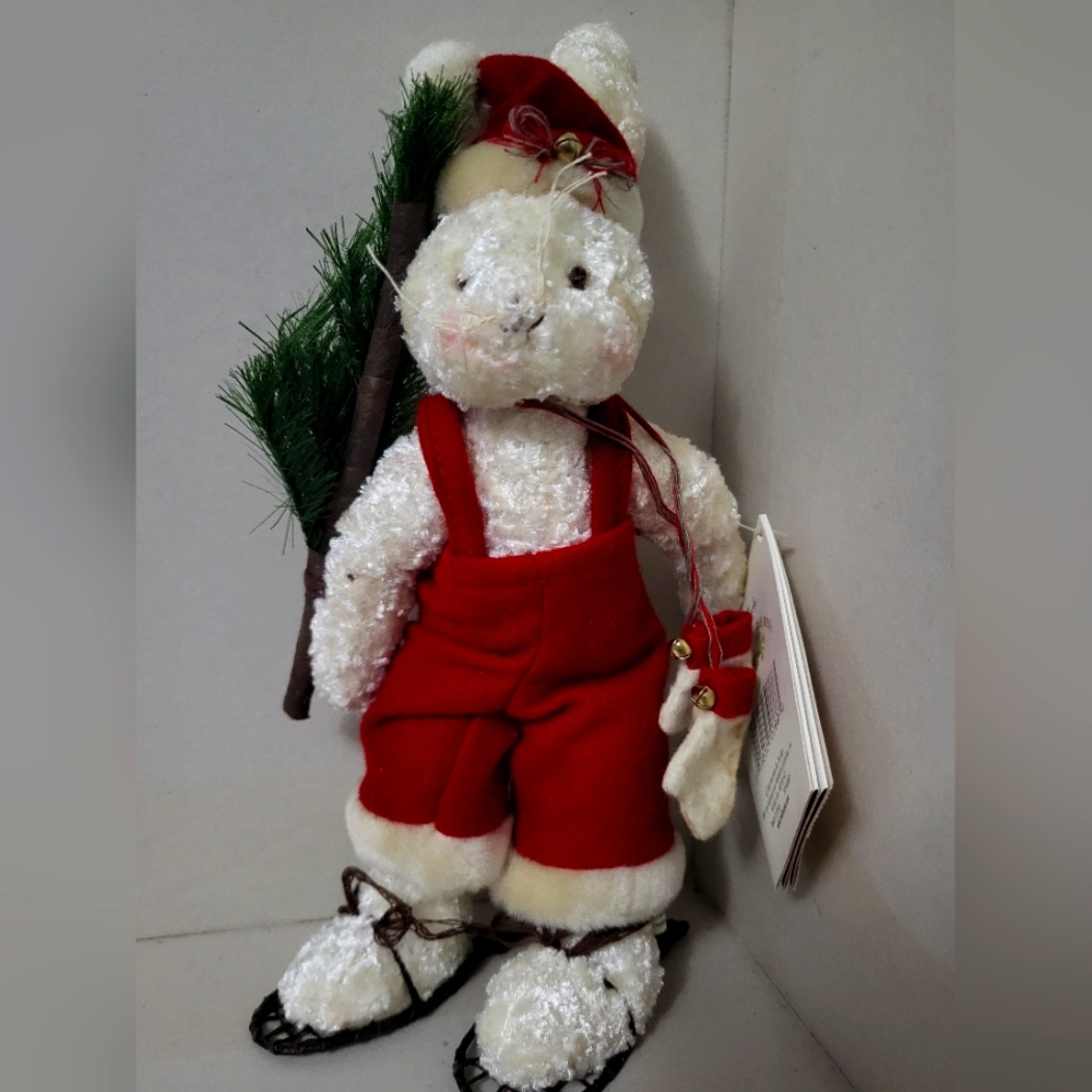 HALLMARK Bunnies by the Bay 2002 TIM TIMBER 10" Plush STUFFED BUNNY RABBIT New